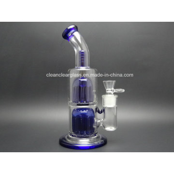 Factory Price Wholesale! Thick Glass Water Pipe with 18.8mm Joint and 2 Layer 12 Arms Perc